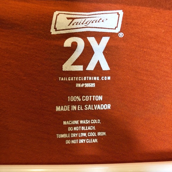 Nwot miami hurricanes orange shirt 2x - Picture 2 of 4